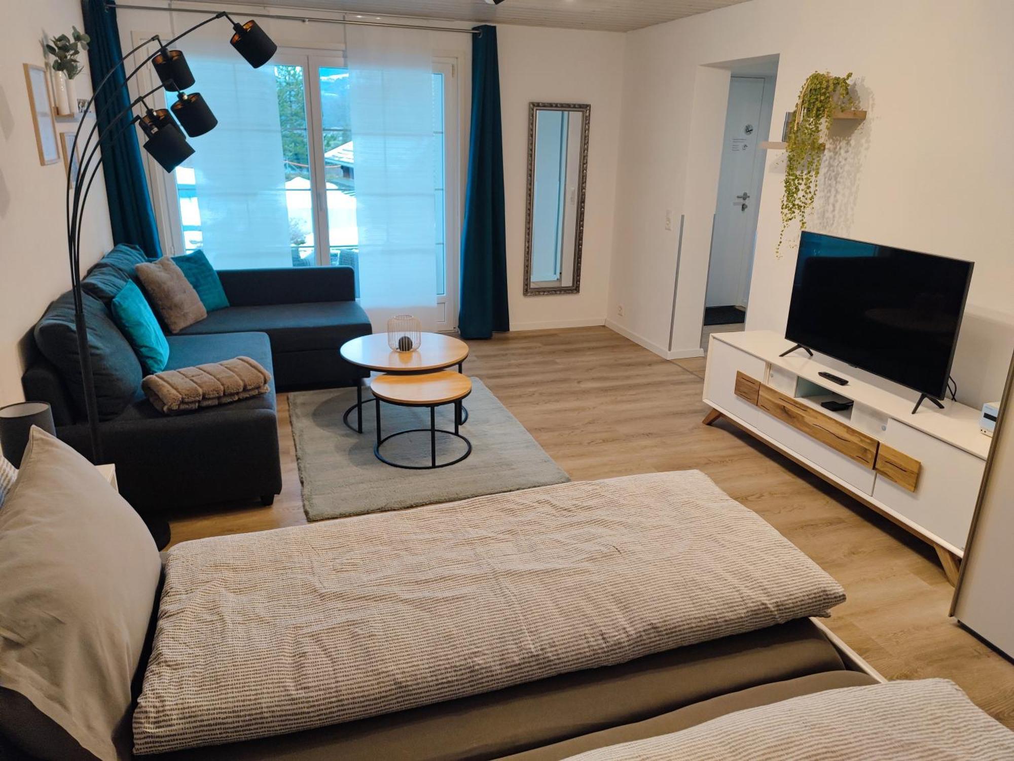 Kleine Auszeit - 2-Zimmer Ferienwohnung Spiez Exteriér fotografie